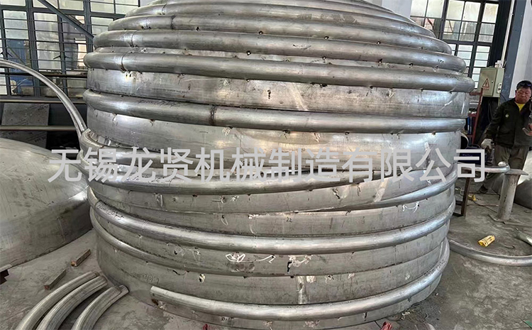 龍賢封頭盤管是怎么盤的？